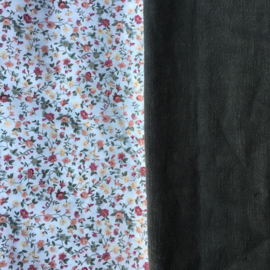 Apron Dress Wildflower - Dark Olive  size 86