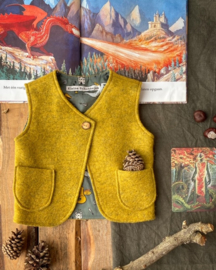 Wool Vest Ochre Michaelmas Size 98/104