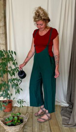 Jumpsuit 'Moon' - Forest Green
