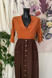 Wrap Top Terracotta