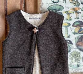 Wool Vest Winter Earth Tones