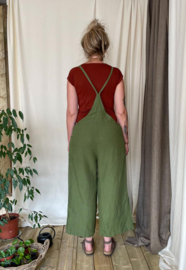 Jumpsuit 'Moon' - Moss Green