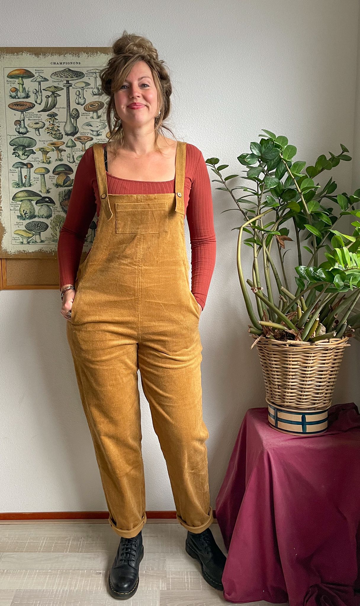 Jumpsuit Corduroy Mustard