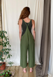 Jumpsuit 'Moon' - Moss Green