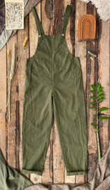 Jumpsuit Linen Moss Green