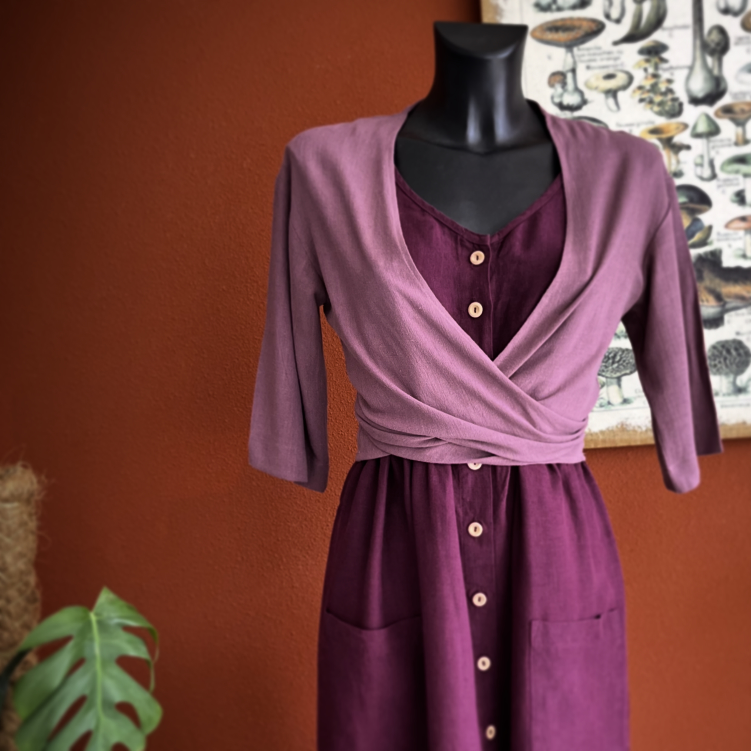 Wrap Top Mauve