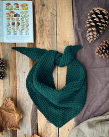 Triangle Scarf Forest Green