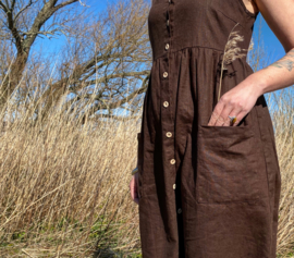 Midi Dress - Chocolate Brown