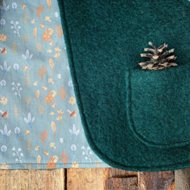 Wool Vest Forest Green - Woodland Green  110/116