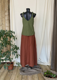 Linen Top Mossgreen