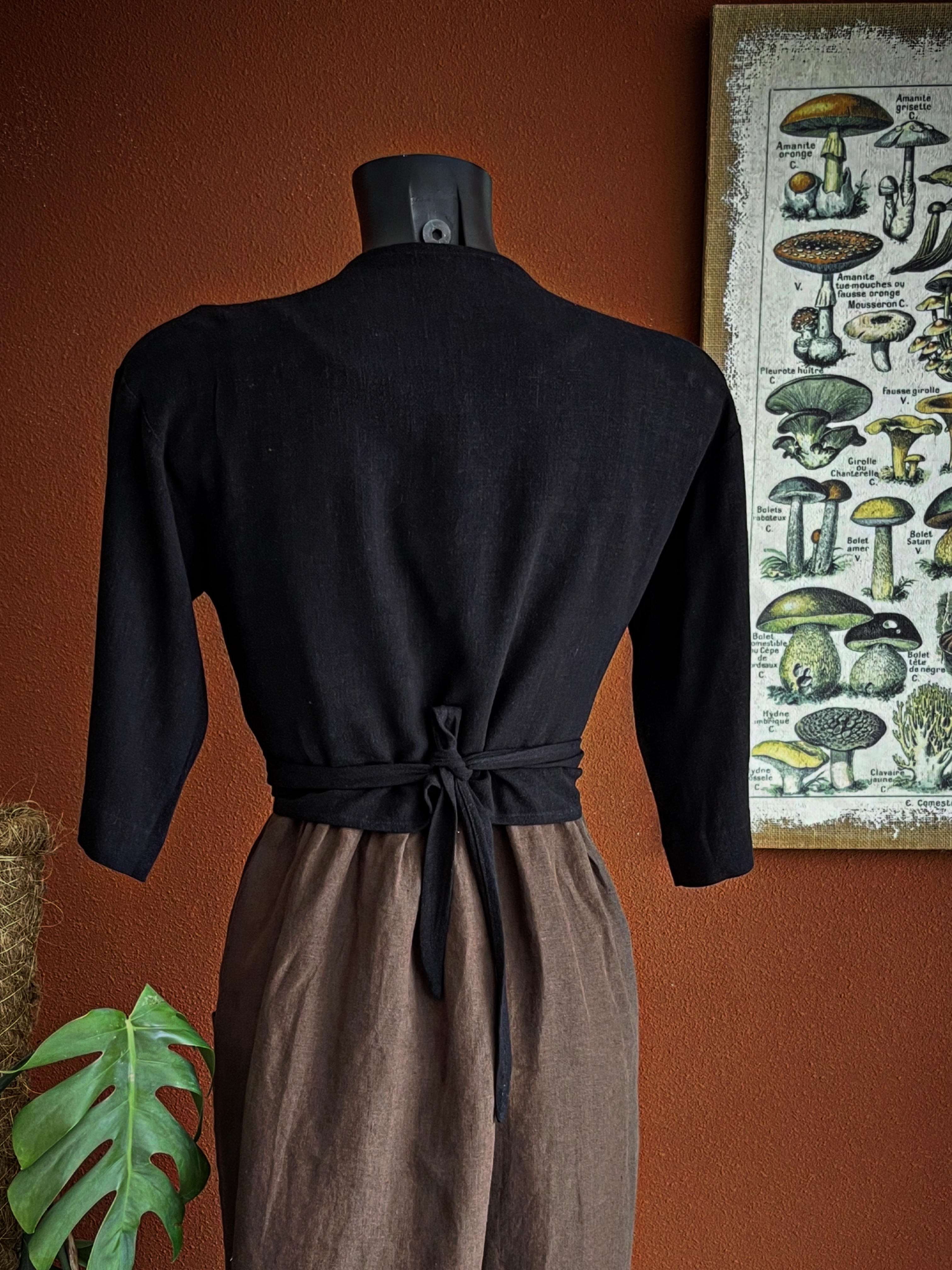 Wrap Top Onyx Black