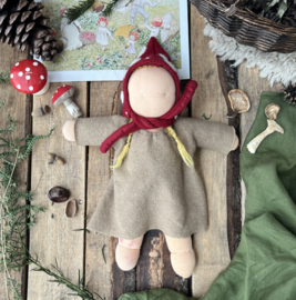 Wool Pixie Hat Doll
