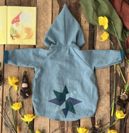 Linen Star Jacket Blue