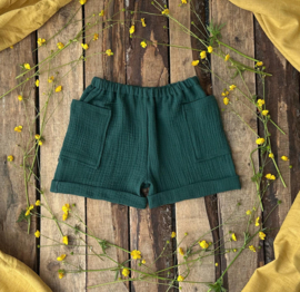 Cotton Short Forest Green