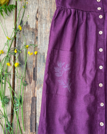 Midi Dress Linen - Amethyst