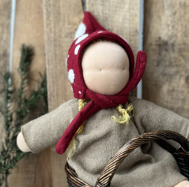 Wool Pixie Hat Doll Toadstool