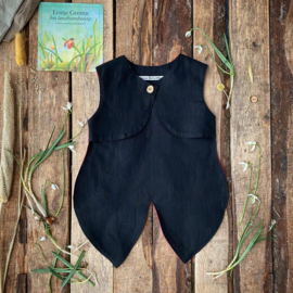 Linen Vest  Ladybug