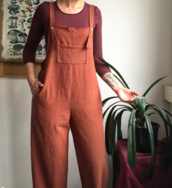 Jumpsuit Linen Terracotta