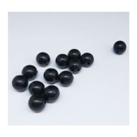 Soft Rubber Beads zwart 5 mm