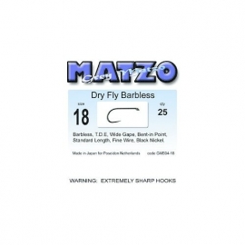 Grey Matzo Dry Fly Barbless