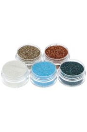 Winter glitterset for glitter tattoo 5 x 5 ml