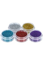 Basic glitterset for glitter tattoo 5 x 5 ml