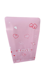 lovly giftbag roze/wit