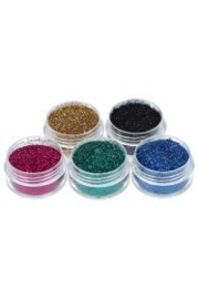 Festive glitterset for glitter tattoo 5 x 5 ml