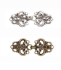 Vest clip brons of zilver.