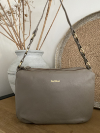 Bag2Bag. Elegante tas. Model 18001. Taupe.