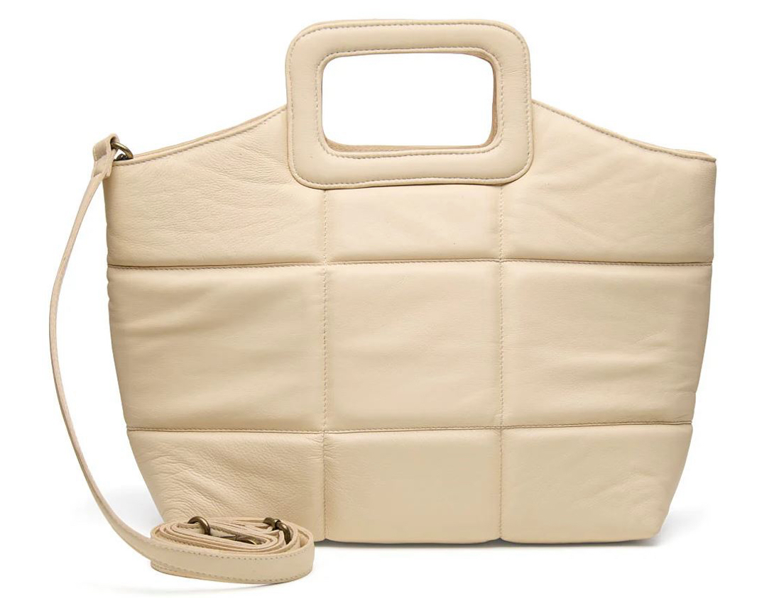 Chabo Queens bag. Crème. Echt leer.