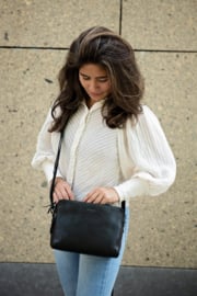 Bag2Bag schoudertas, Model Wells. 3 kleuren.