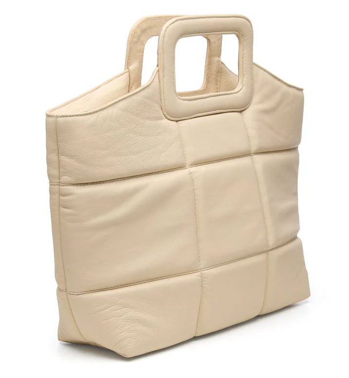 Chabo Queens bag. Crème. Echt leer.