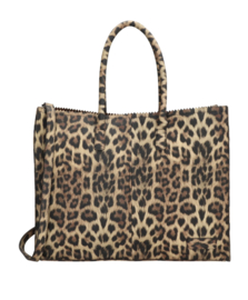 Kartel bag - tas van ZEBRA. Laag model XL, panter dessin.