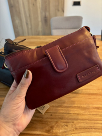 Bag2Bag tas, model Dover. Burgundy, Dark Brown, Blue