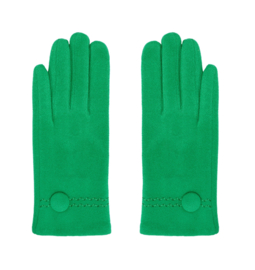 Handschoenen van jersey stof met knoop. DIV kleuren.