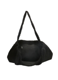 Teddy  tas, grote shopper. Uni zwart