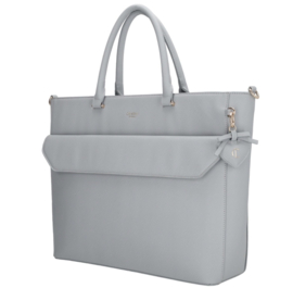 Super leuke “harde” laptop tas  van Charm. Lichtblauw / ijsblauw