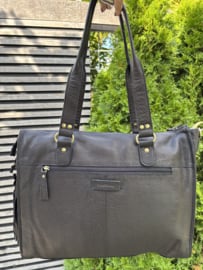 Bag 2 Bag grote werktas / laptoptas, Boston. écht leer. Verschillende kleuren