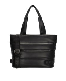 Zebra gewatteerde tas / shopper, leather-look. Medium model Evie. verschillende kleuren
