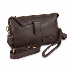 Bag2Bag tas, model Dover. Burgundy, Dark Brown, Blue