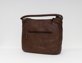 Bag 2 Bag medium - grote tas, model Myra , écht leer.  Limited Edition, Zwart