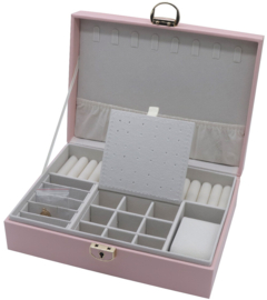 Grote sieradendoos á la Chanel. Roze