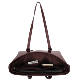 Super leuke “harde” (school) tas  van Charm. Bordeaux rood.
