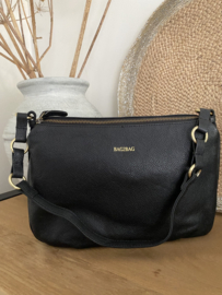 Bag2Bag. Elegante tas. Model 18001. Zwart of Taupe.