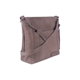 Bag 2 Bag  medium tas “ Avola  “, écht leer. 4 kleuren