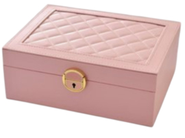 Grote sieradendoos á la Chanel. Roze