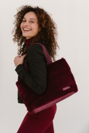 Zebra Bont tas / medium shopper Emma,  horizontaal model. 4 verschillende kleuren.