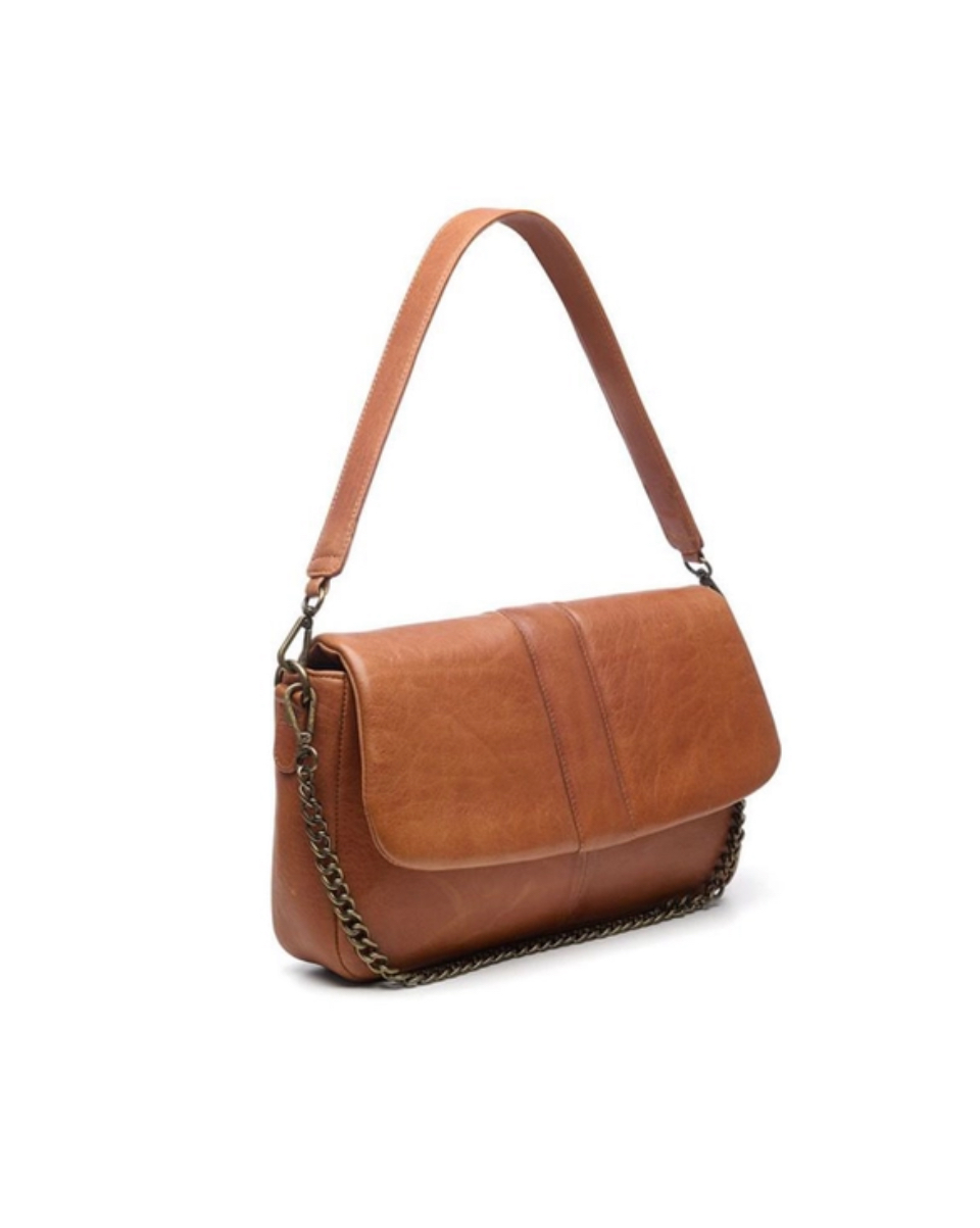 Chabo bags, model Bronx, cognac bruin leer.