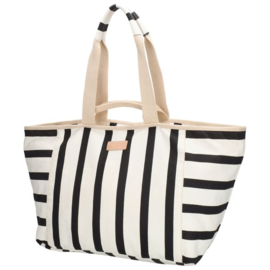 Grote strandtas “ Richelle “ van Zebra. Streep print.